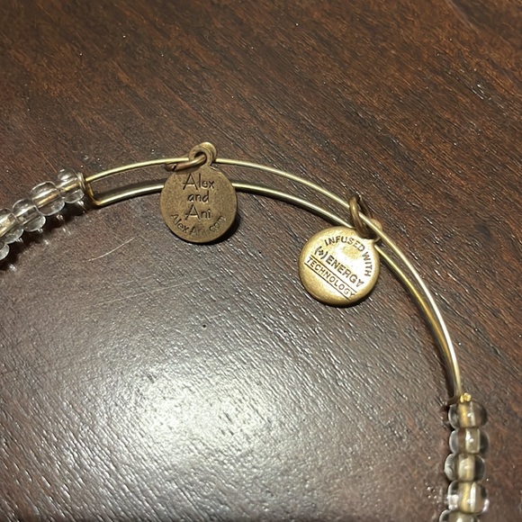Alex and Ani blue and clear gems energy bracelets - Picture 3 of 6